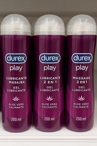 Durex Play Massage Gel Lubricante 2 en 1 con Aloe Vera - 200 ml