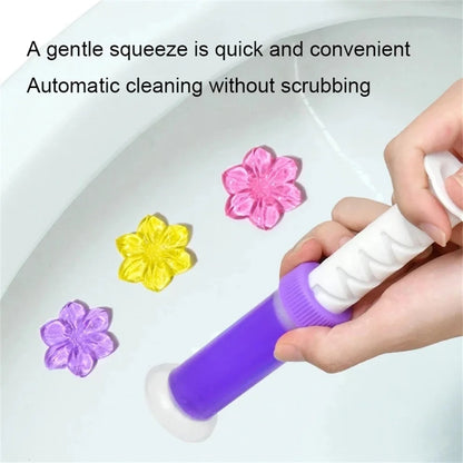 Multipack Flower Aroma Toilet Cleaning Gel, Toilet Deodorant Cleaner, Removing Odor, Household Cleaning Supplies